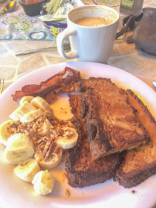 Banana Bread French Toast at Chocobanana in Sayulita