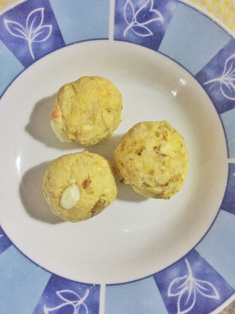 Cheese Stuffed Plantain Balls